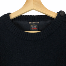 Load image into Gallery viewer, Vintage Paul and Shark Navy Bretagne Sweater - Large (L) PTP 23&quot;
