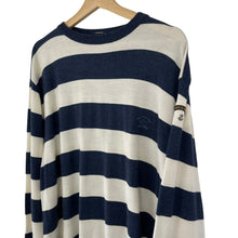 Load image into Gallery viewer, Paul and Shark Bretagne Striped Crew Neck Sweater - Four Extra Large (4XL) PTP 24.5&quot;
