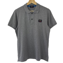 Load image into Gallery viewer, Paul and Shark Grey Short Sleeved Polo - Medium (M) PTP 19.75&quot;
