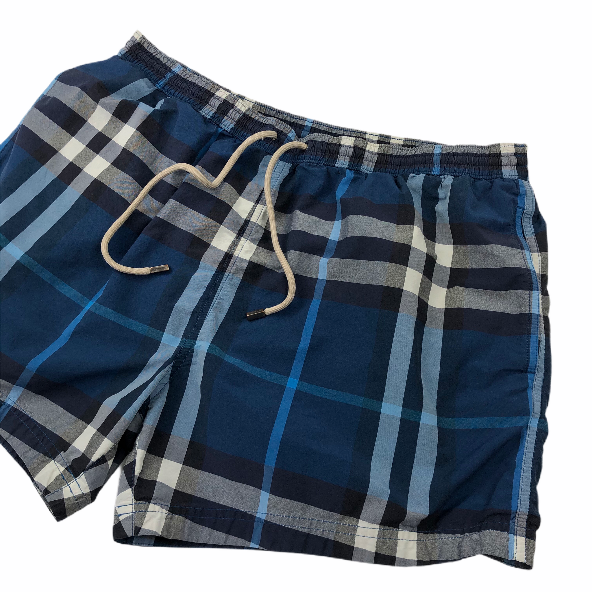 Burberry Brit Blue Nova Check Swim Shorts Double Extra Large