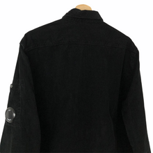 Load image into Gallery viewer, C.P Company Black Corduroy Button Up Overshirt - Extra Large (XL) PTP 25&quot;
