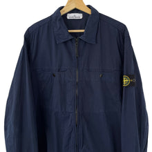 Load image into Gallery viewer, Stone Island Navy Double Pocket Overshirt - Double Extra Large (XXL) PTP 24&quot;
