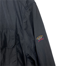 Load image into Gallery viewer, Paul and Shark Navy Econyl Nylon Metal Overshirt - Large (L) PTP 24&quot;

