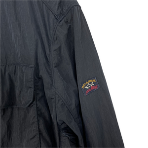 Paul and Shark Navy Econyl Nylon Metal Overshirt - Large (L) PTP 24"