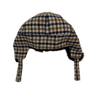 Aquascutum House Check Wool Trapper Hat - Large (L)