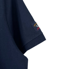 Load image into Gallery viewer, Paul and Shark Navy Short Sleeved Logo T-Shirt - Medium (M) PTP 19.5&quot;
