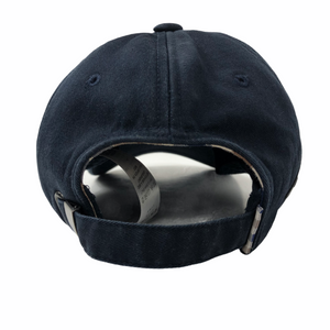 Aquascutum Navy Check Logo Cap - One Size Fits All