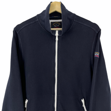 Load image into Gallery viewer, Paul and Shark Navy Full Zip Up Track Top - Large (L) PTP 21&quot;
