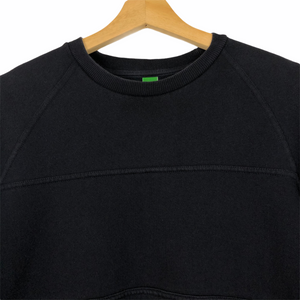 Ma.Strum Navy Crew Neck Sweater - Small (S) PTP 20.75"