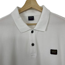 Load image into Gallery viewer, Paul and Shark White Short Sleeved Polo - Extra Large (XL) PTP 21.75&quot;
