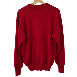 Paul and Shark Bretagne Red Crew Neck Sweater - Small (S) PTP 21"