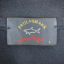 Load image into Gallery viewer, Paul and Shark Navy Short Sleeved Polo - Large (L) PTP 20&quot;
