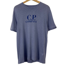 Load image into Gallery viewer, C.P Company Lilac Short Sleeved Logo T-Shirt - Medium (M) PTP 20&quot;
