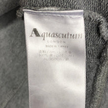 Load image into Gallery viewer, Aquascutum Grey Crew Neck Logo Sweater - Double Extra Large (XXL) PTP 24.25&quot;
