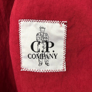 C.P Company Red Goggle Hooded Overshirt - Extra Large (XL) PTP 22.25"