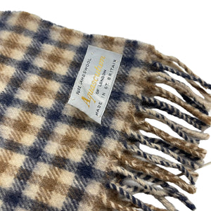 Aquascutum Classic House Check Pure Lambswool Scarf - One Size Fits All