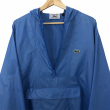 Load image into Gallery viewer, Vintage Light Blue Lacoste Izod Half Zip Cagoule - Large (L) PTP 25.25&quot;
