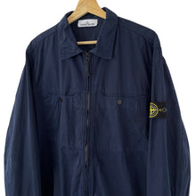 Load image into Gallery viewer, Stone Island Navy Double Pocket Overshirt - Double Extra Large (XXL) PTP 24&quot;
