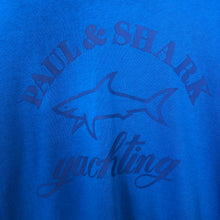 Load image into Gallery viewer, Paul and Shark Blue Logo Pullover Hoody - Large (L) PTP 22&quot;
