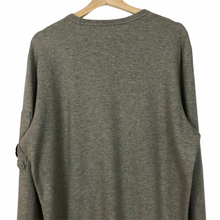 Load image into Gallery viewer, C.P Company Grey Crew Neck Lens Sweater - Large (L) PTP 22.5&quot;
