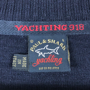 Vintage Paul and Shark Navy Bretagne Sweater - Large (L) PTP 25"