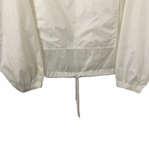 Vintage White Lacoste Izod Half Zip Cagoule - Medium (M) PTP 23"