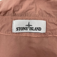 Load image into Gallery viewer, Stone Island Salmon Pink Full Zip Pocket Overshirt - Double Extra Large (XXL) PTP 26.25&quot;
