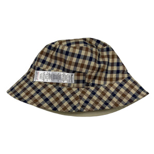 Aquascutum House Check / Beige Reversible Bucket Hat - One Size Fits All