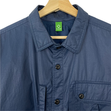 Load image into Gallery viewer, Ma.Strum Navy Blue Button Up Multi Pocket Overshirt - Extra Large (XL) PTP 24.5&quot;
