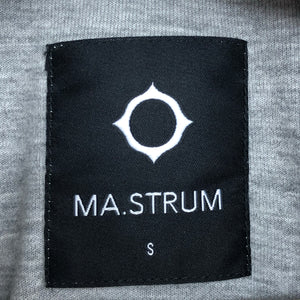 Ma.Strum Grey Half Zip Pullover Sweater - Small (S) PTP 21"