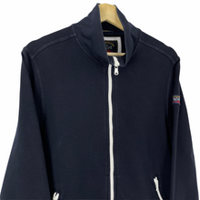 Load image into Gallery viewer, Paul and Shark Navy Full Zip Up Track Top - Large (L) PTP 21&quot;
