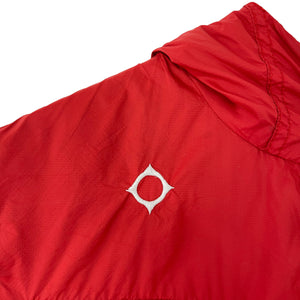 Ma.Strum Red Multi Pocket Hooded Sniper Jacket - Medium (M) PTP 22.75"