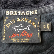 Load image into Gallery viewer, Paul and Shark Navy Bretagne Half Zip Pullover - Extra Large (XL) PTP 24.25&quot;
