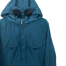 Load image into Gallery viewer, C.P Company Teal Multi Pocket Nysack Goggle Jacket - 50 PTP 20&quot;
