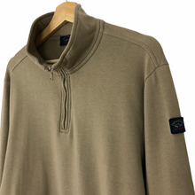 Load image into Gallery viewer, Paul and Shark Beige Half Zip Pullover Sweater - Large (L) PTP 22&quot;
