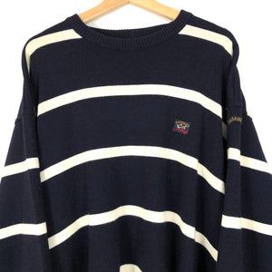 Vintage Paul and Shark Striped Bretagne Sweater - Double Extra Large (XXL) PTP 27"