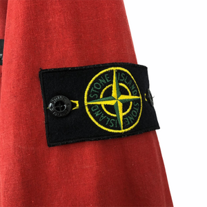 Stone Island Red Tela Stella Multi Pocket Field Jacket - Extra Large (XL) PTP 24.5"