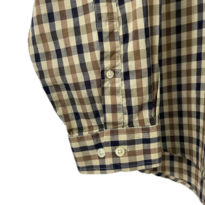 Aquascutum House Check Long Sleeved Shirt - Extra Large (XL) PTP 25.75"