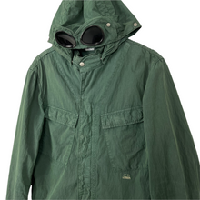 Load image into Gallery viewer, C.P Company Green Goggle Hooded Overshirt - Extra Large (XL) PTP 21.5&quot;
