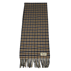 Aquascutum Classic House Check 100% Lambswool Scarf - One Size Fits All