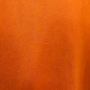 Ma.Strum Orange Crew Neck Logo Sweater - Large (L) PTP 24"