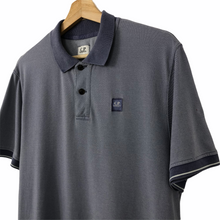 Load image into Gallery viewer, C.P Company Purple Short Sleeved Polo - Large (L) PTP 21.25&quot;
