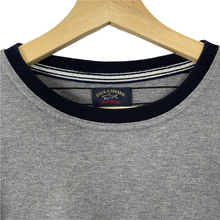 Load image into Gallery viewer, Paul and Shark Grey Short Sleeved Logo T-Shirt - Large (L) PTP 20.75&quot;
