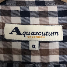 Load image into Gallery viewer, Aquascutum House Check Long Sleeved Shirt - Extra Large (XL) PTP 24.25&quot;
