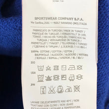 Load image into Gallery viewer, Stone Island Blue Crew Neck Logo Sweater - Extra Large (XL) PTP 24&quot;
