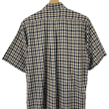 Load image into Gallery viewer, Aquascutum House Check Short Sleeved Shirt - Medium (M) PTP 21.75&quot;
