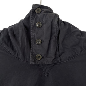 C.P Company Black Pullover Hooded Lens Smock - Large (L) PTP 23"