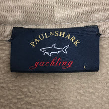 Load image into Gallery viewer, Paul and Shark Beige Half Zip Pullover Sweater - Large (L) PTP 22&quot;
