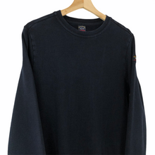 Load image into Gallery viewer, Paul and Shark Navy Logo Crew Neck Sweater - Medium (M) PTP 20&quot;
