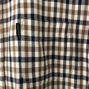 Aquascutum House Check Long Sleeved Shirt - Extra Large (XL) PTP 24.25"